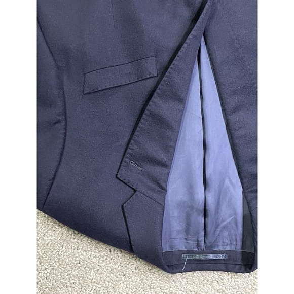 Mirto 1956 Men's Deep Navy Blazer Jacket Loro Piana Cashmere Size 44 Length 29 - Picture 3 of 14
